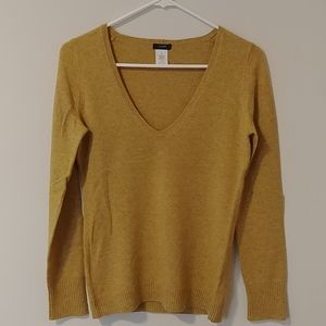 J.Crew Gold Wool Blend Sweater
